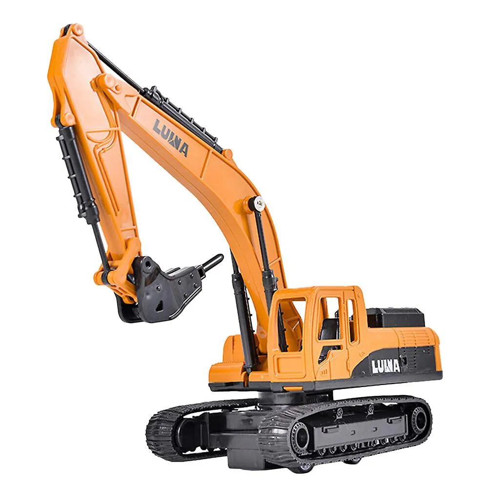 1 Set Of Plastic Excavator Toy Inertia Excavator Plaything Educational Toy