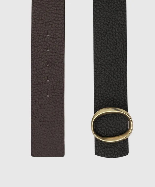 Babe Pay Pls Reversible leather belt