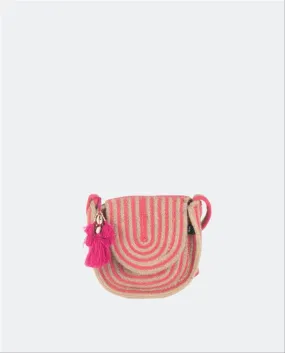 Bandolera Yute Rayas Rosa Kbas