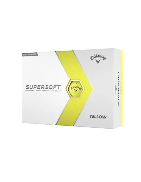 CALLAWAY SUPERSOFT  YELLOW - BOLAS
