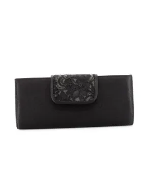 clutch angel alarcon de raso negro 109