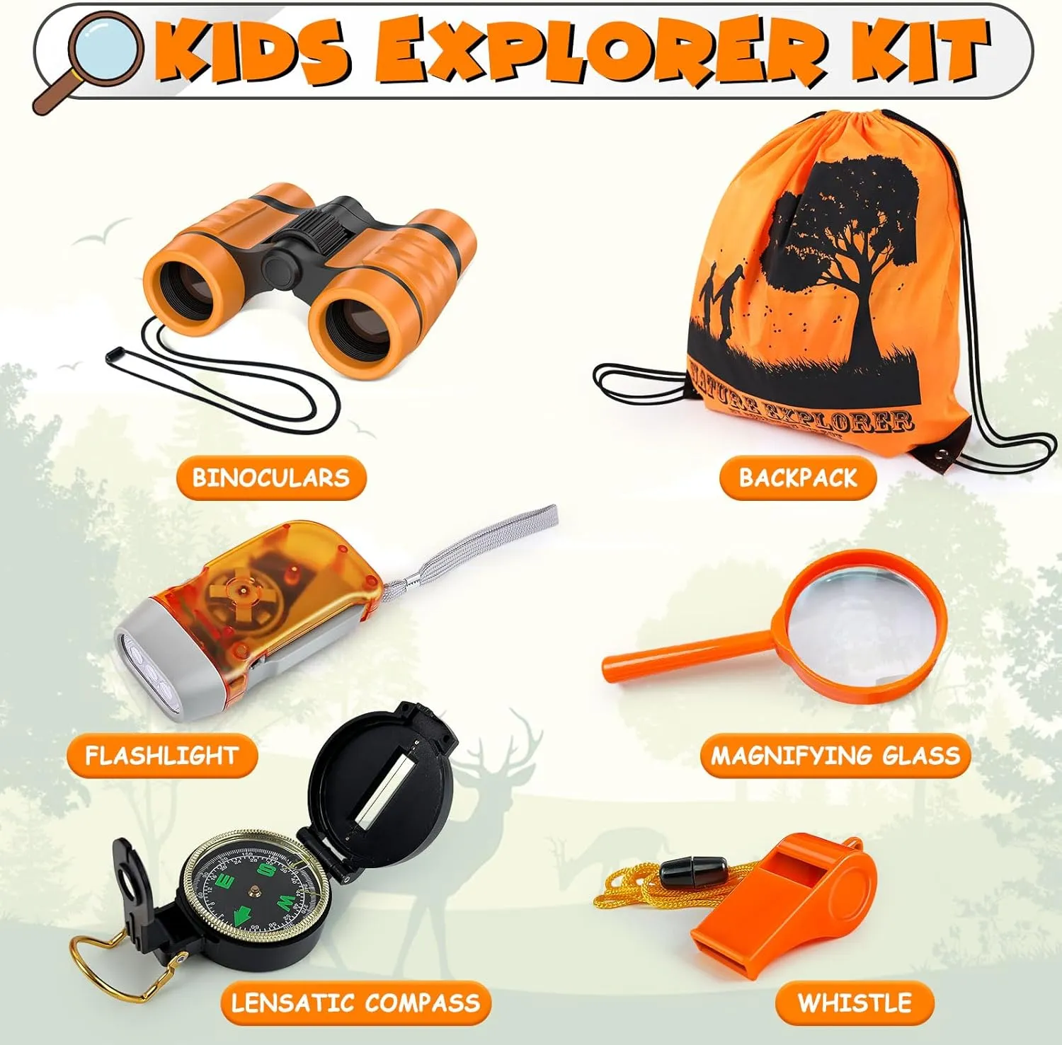 ESSENSON Juego de investigadores para niños  Juguetes al Aire Libre  Regalo para Edades 3  4  5  6  7  8+ años  niños  niñas y n