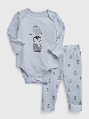 GAP Outfit Set GAP Bebé Niña Celeste