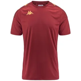 KAPPA4FOOTBALL GIANTO ROJO GRANATA-BROWN BORDEAUX