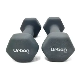 Mancuernas Urbanfit Neopreno 3 Kg Gris