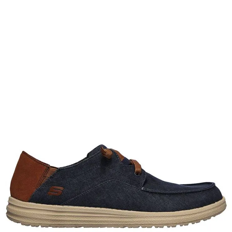Mocasín Skechers Relaxed Fit: Melson – Planon Azul