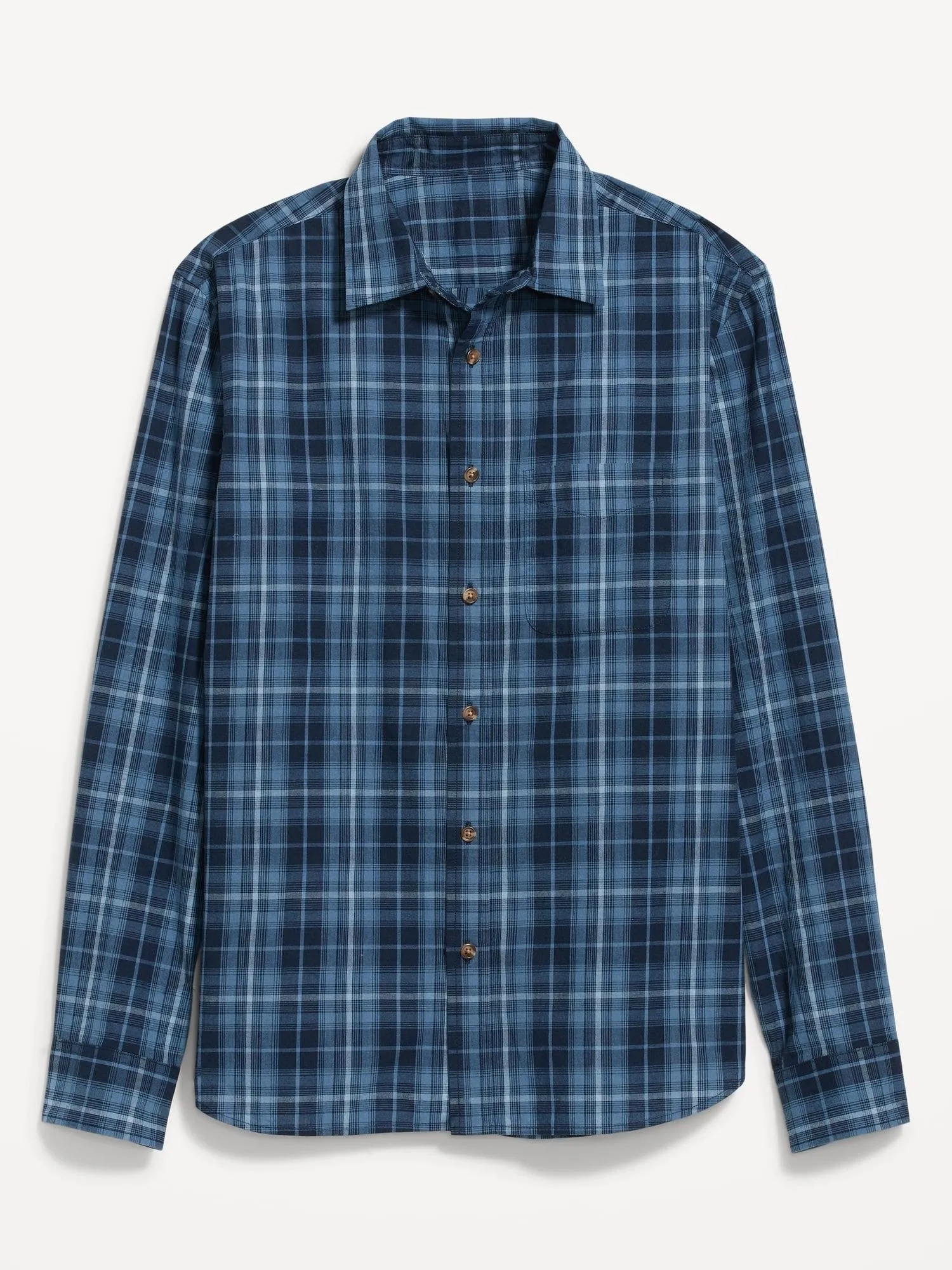 OLD NAVY Camisa Manga Larga Slim-Fit Everyday Hombre