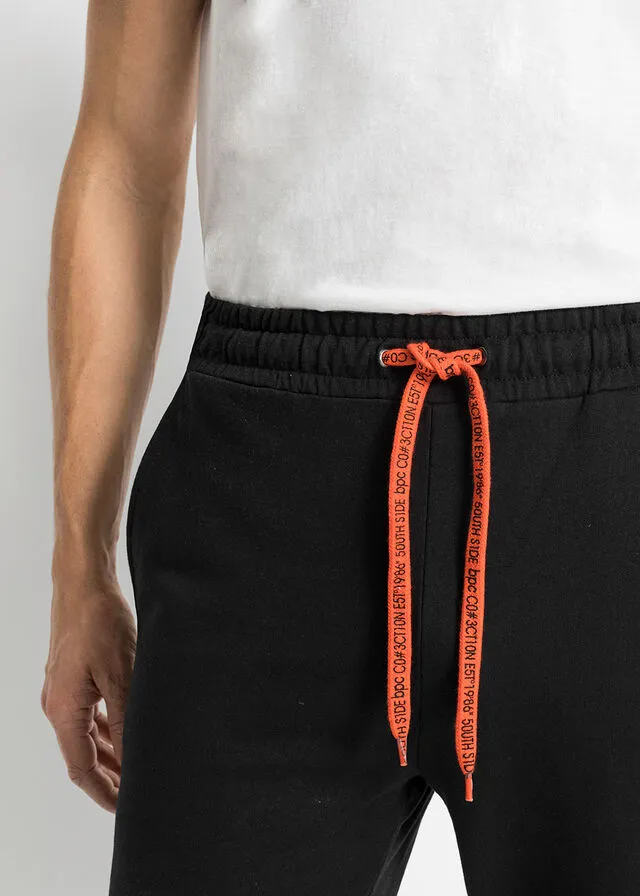 Pantalón de chándal con poliéster reciclado Negro