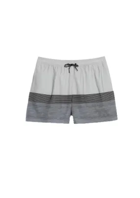 SHORT BOARDSHORT PARKA YORK GRIS RAYAS NEGRAS