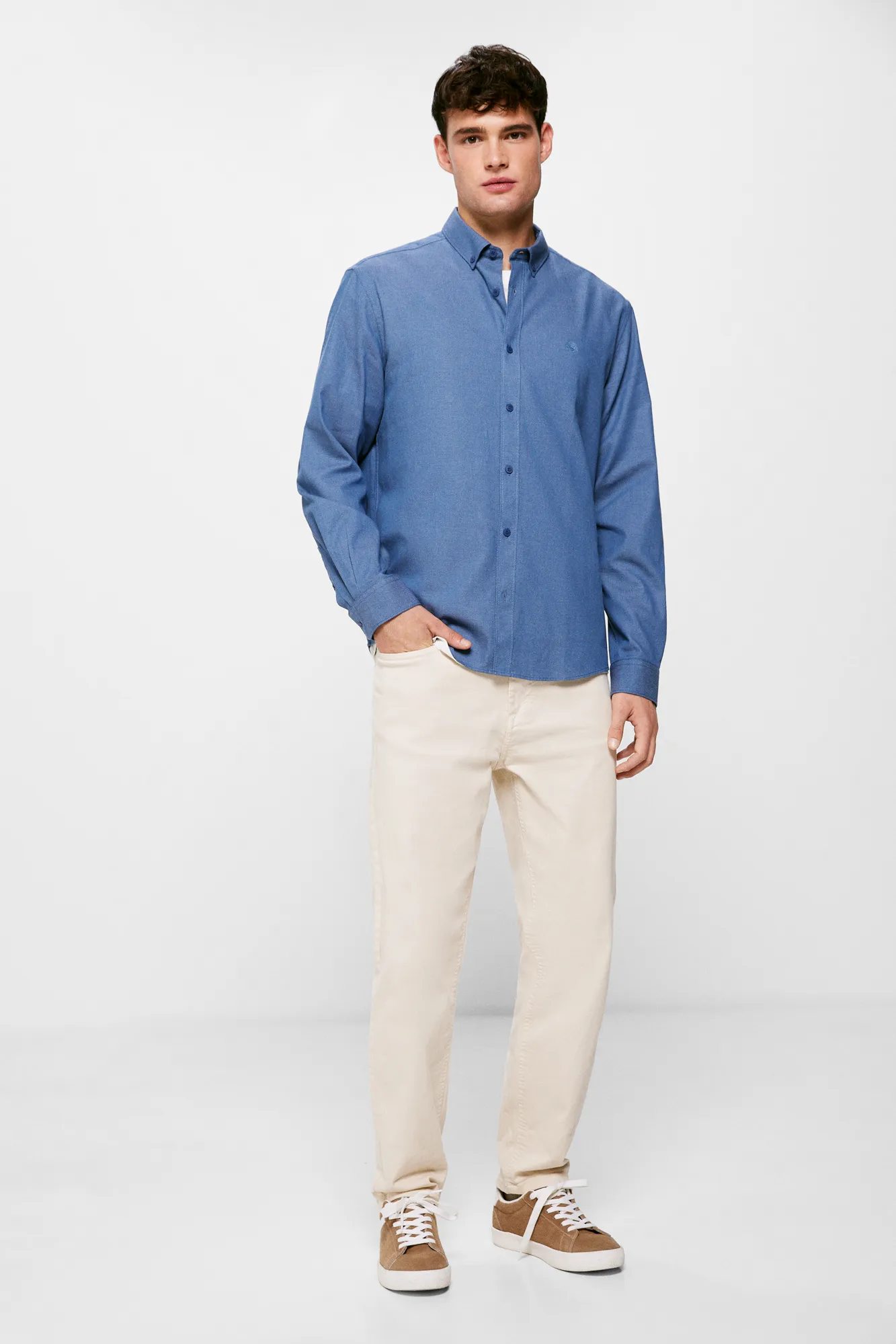 Springfield Camisa dobby color