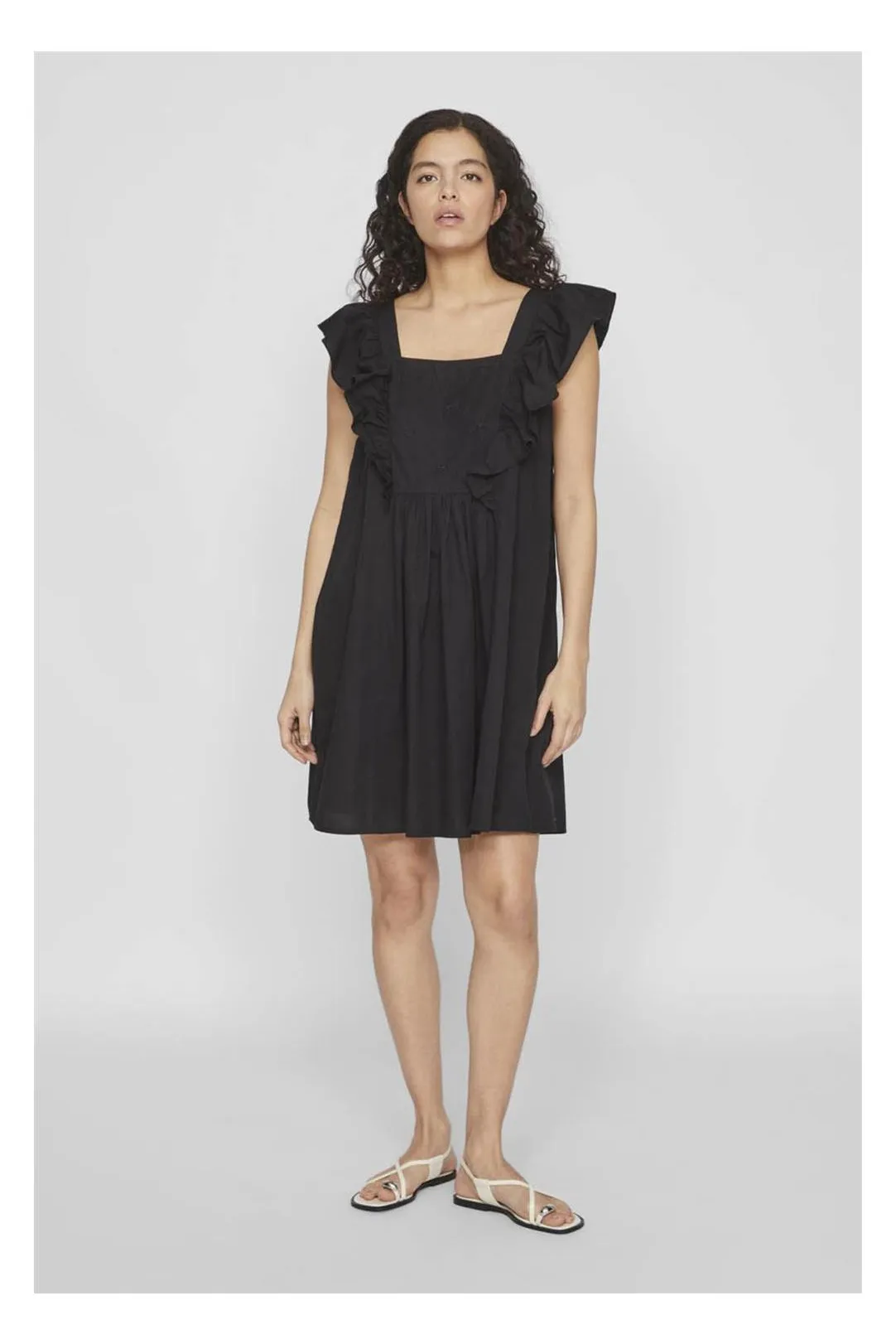 VESTIDO CORTO VILA VIPIMMA NEGRO