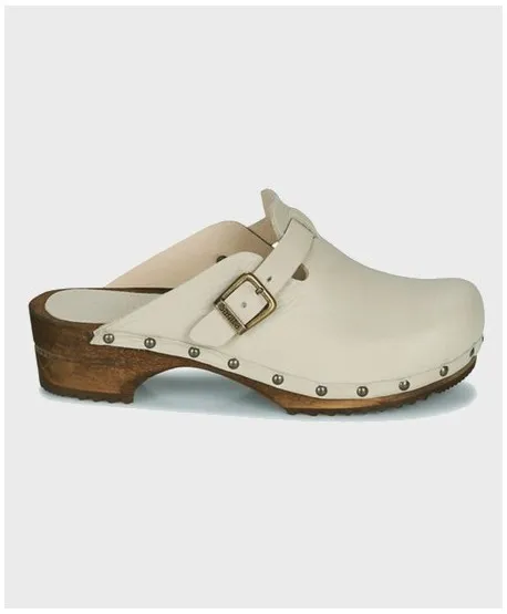 Zuecos SANITA Kristel Beige Mujer