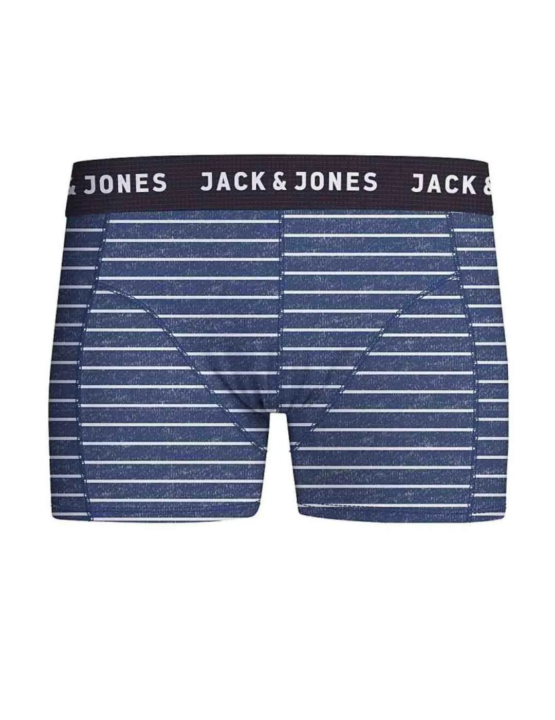 Íntimo trunk Jack&Jones Chris  azul rayas para hombre